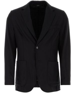 Brioni Wool Blazer - Black