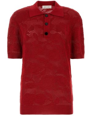 Ernest W. Baker Polo in cotone rosso