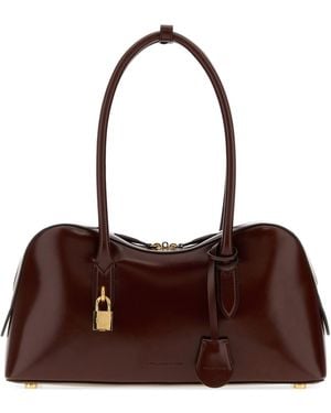Stella McCartney Chocolate Alter Mat Medium Ryder Shoulder Bag - Brown