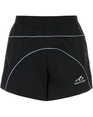 Balenciaga Polyester Shorts - Black