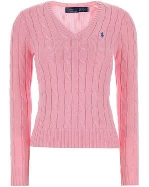 Polo Ralph Lauren Pink Cotton Sweater