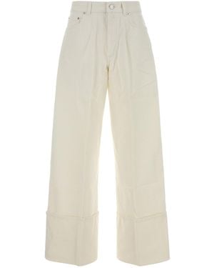 Givenchy White Denim Wide-leg Jeans