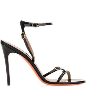 Santoni Sandalo Alto Con Cinturini - White