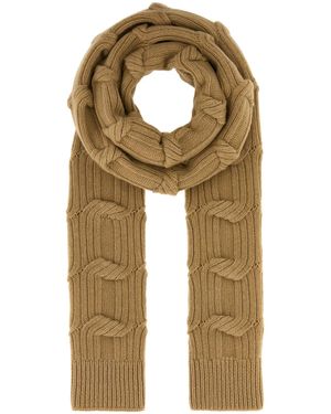 Stella McCartney Sciarpa in lana cammello - Neutro