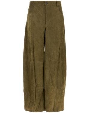 Marni Suede Pant - Green