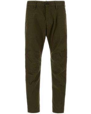 DSquared² Olive Green Stretch Cotton Chino Pant