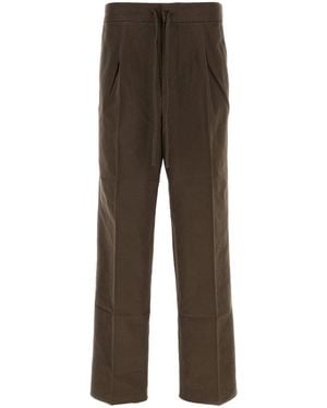 Fear Of God Chocolate Cotton Wide-leg Pant - Multicolour