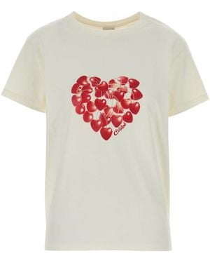 Chloé White Cotton T-shirt