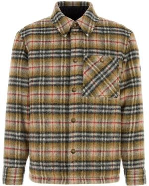 Burberry Embroidered Wool Jacket - Green