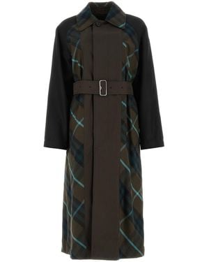 コート BURBERRY Embroidered Twill Coat Burberry Embroidered Twill Coat in Natural | Lyst