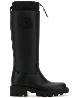 Moncler Stivali Kickstream in gomma nera - Nero