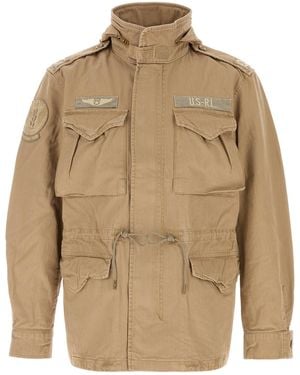 Polo Ralph Lauren Beige Cotton Jacket - Natural