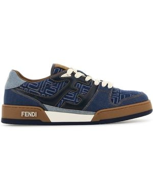 Fendi Sneakers Match in denim - Blu