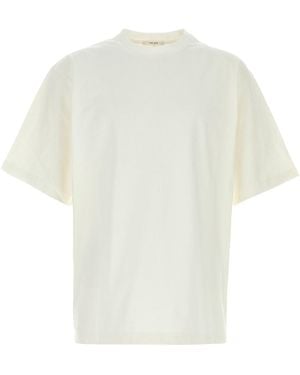 The Row Solid Crew Neck T-Shirt - White