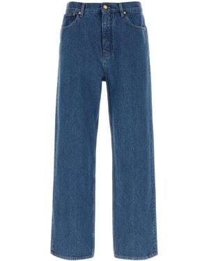 Jil Sander Straight Mid Rise Jeans - Blue