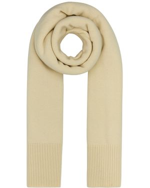 Camilla & Marc Ivory Wool Blend Ash Scarf - Natural