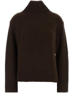 Ganni Wool And Yak Jumper - Black