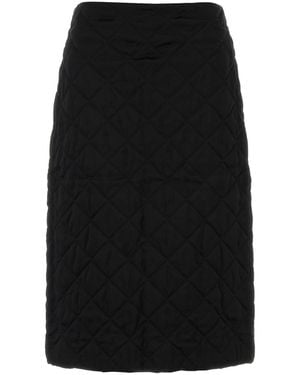 Jil Sander Viscose Skirt - Black