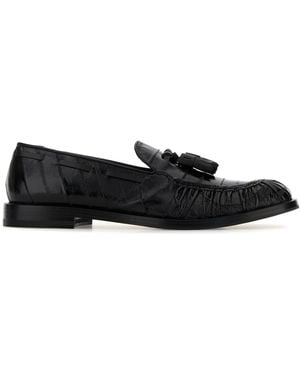 Fratelli Rossetti Black Leather Loafers