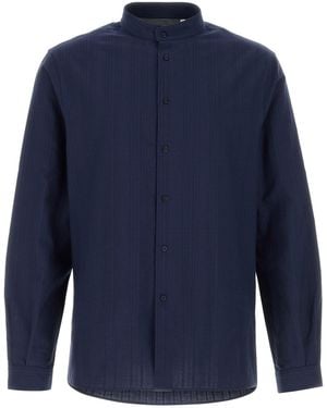 Brunello Cucinelli Cotton Shirt - Blue