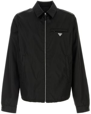 Prada Giubbino in Re-Nylon nero