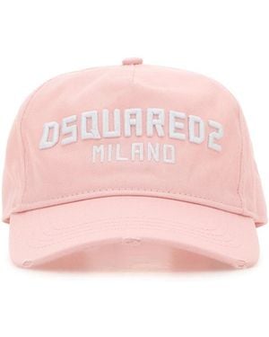 DSquared² Dsquared Cotton Baseball Cap - Pink