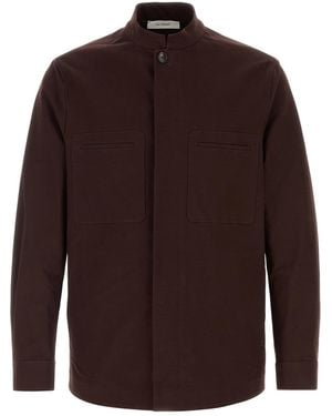 Umit Benan Brown Stretch Cotton Bruce Jacket