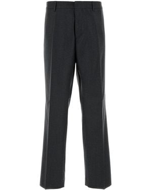 Ami Paris Pantalone in lana grigia scura - Nero