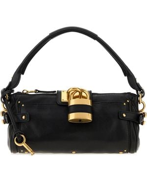 Chloé Borsa a spalla Paddington in pelle nera - Nero