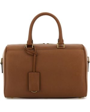 Saint Laurent Borsa a mano in pelle caramello - Marrone