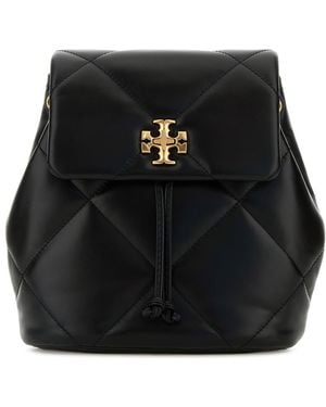 Tory Burch Black Leather Mini Kira Backpack