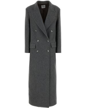 LE SULLY STUDIO Grey Wool Coat - Black
