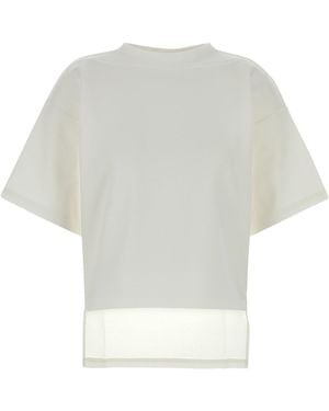 Alaïa Cotton Blend T-Shirt - White