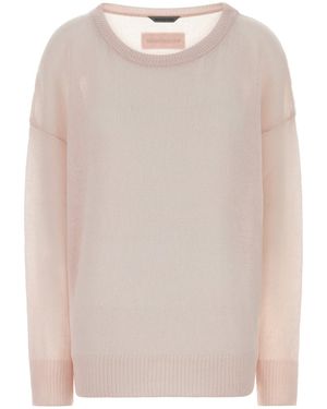 Balenciaga Pastel Pink Cashmere Oversize Jumper - Natural