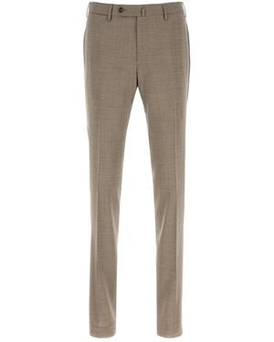 PT Torino Cappuccino Stretch Wool Pant - Grey