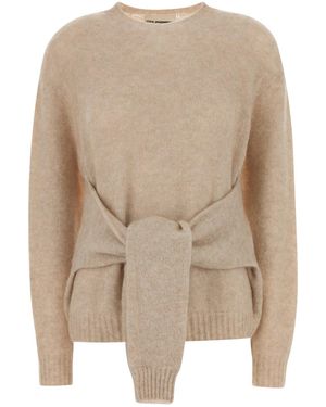 Des Phemmes Maglione in misto nylon stretch beige - Neutro
