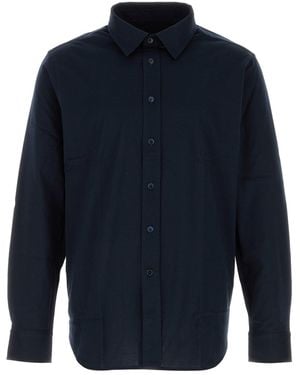 Brioni Midnight Blue Cotton Shirt