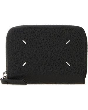 Maison Margiela Black Leather Wallet