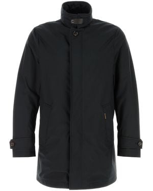 Moorer Black Polyester Blend Duca Jacket