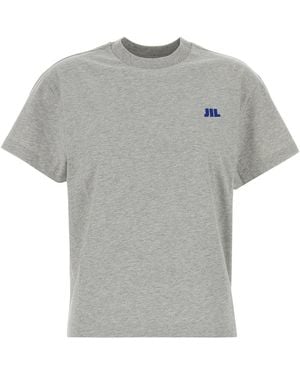 Jil Sander Cotton T-Shirt - Grey