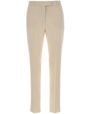 Max Mara Pantalone Jerta in crepe giallo pastello - Neutro
