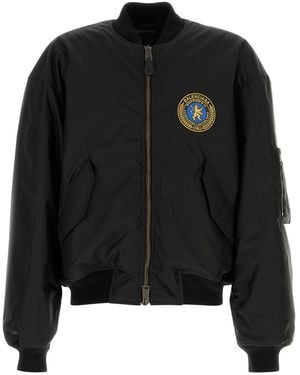 バレンシアガ Balenciaga Hybrid Bomber Balenciaga Hybrid Bomber in Black for Men | Lyst