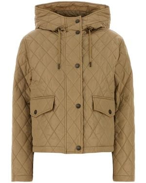 Burberry Beige Nylon Jacket - Natural