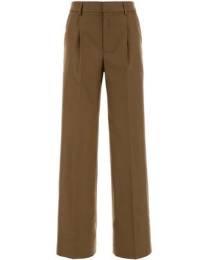 PT Torino Biscuit Wool Blend Lola Pant - Natural