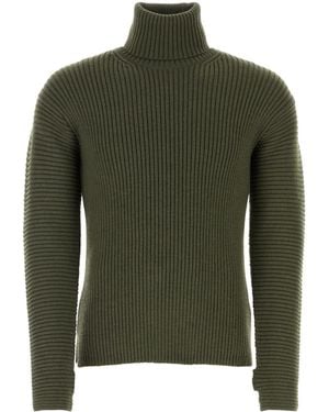 KENZO Army Wool Blend Jumper - Green