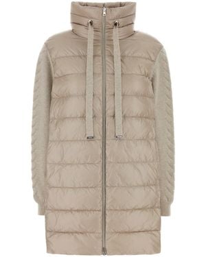 Herno Sand Nylon Down Jacket - Natural
