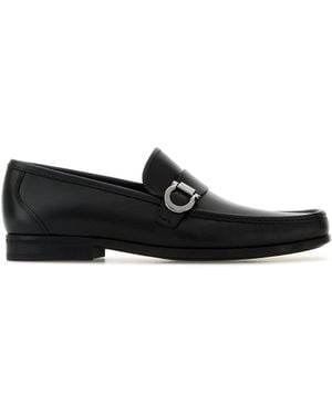 Ferragamo Mocassini Caspian in pelle nera - Nero