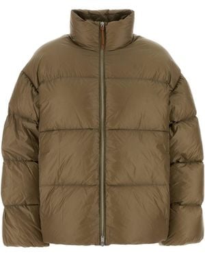 Jil Sander Piumino in nylon beige - Verde