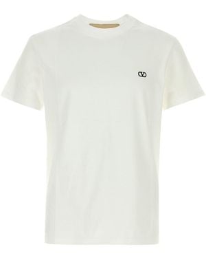 Valentino Garavani White Cotton T-shirt