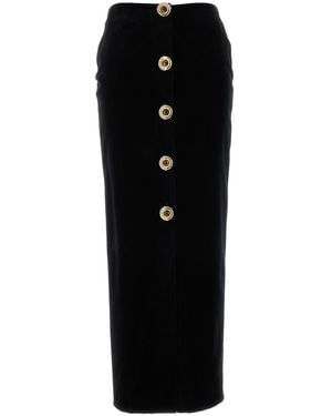 BLAZE Black Velvet Jealousy Skirt